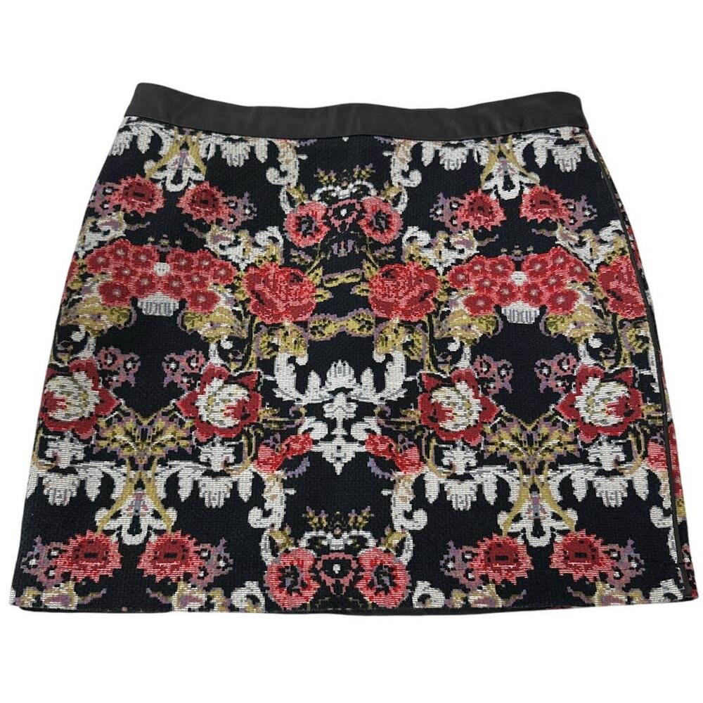 KOTON Floral Jacquard Women's Mini Skirt Size 42 (UK 14)
